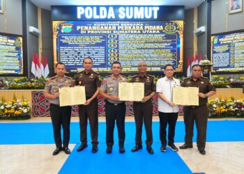 Polda Sumut-Kejati Sumut Teken MoU, Wujudkan Penegakan Hukum Profesional Tanpa Praktik Transaksional