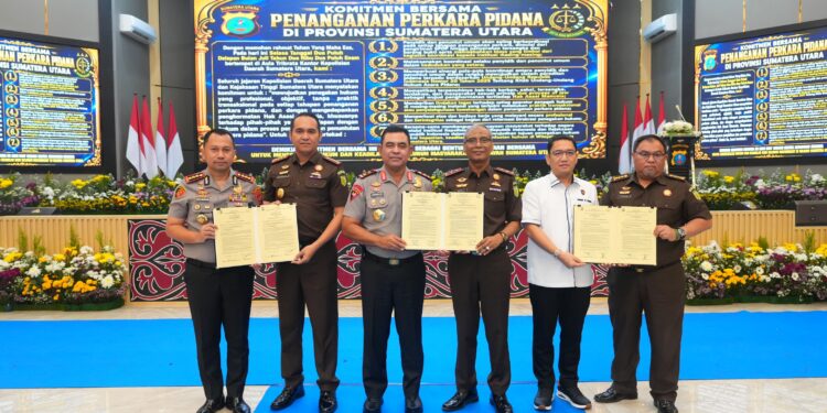 Polda Sumut-Kejati Sumut Teken MoU, Wujudkan Penegakan Hukum Profesional Tanpa Praktik Transaksional