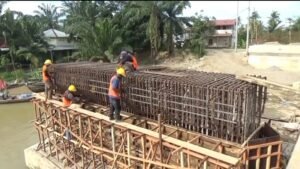 Jembatan Sei Serdang Terus Dikebut, Warga Pantai Labu Apresiasi Pemkab Deli Serdang