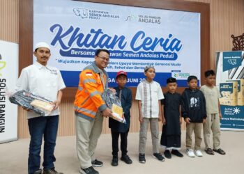 Wujud Kepedulian Sosial, Karyawan Semen Andalas Peduli dan Yakesma Aceh Gelar Khitan Massal Gratis