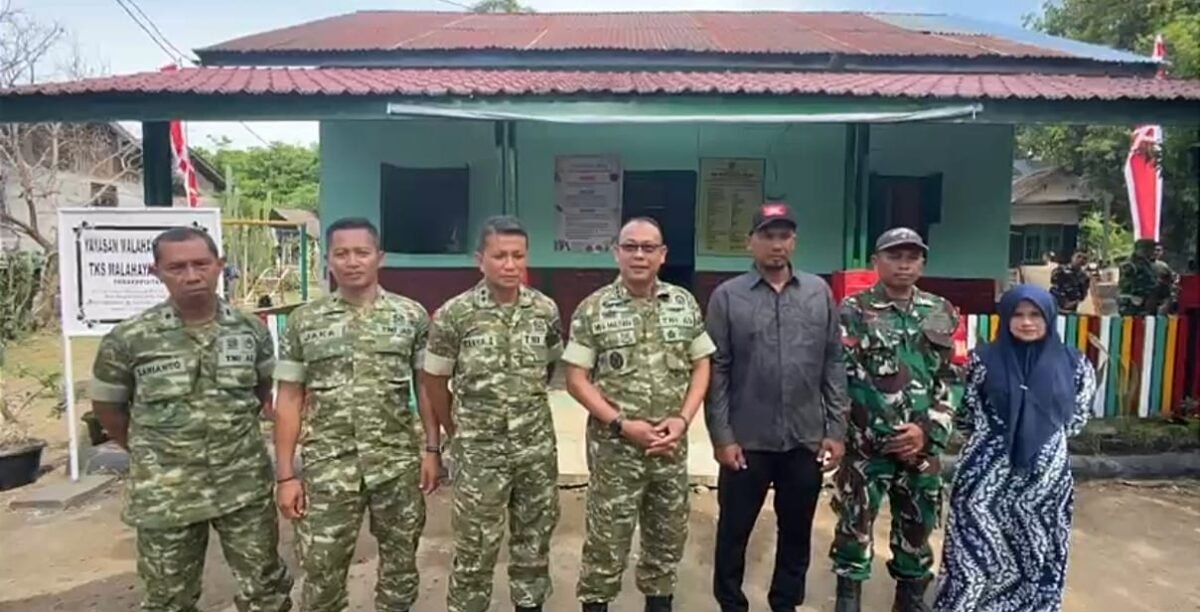 Wujud Kepedulian terhadap Pendidikan, Keuangan Kodam Iskandar Muda Rehabilitasi TK Malahayati Lamreh