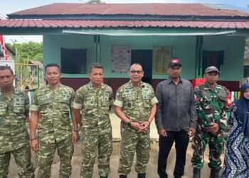 Wujud Kepedulian terhadap Pendidikan, Keuangan Kodam Iskandar Muda Rehabilitasi TK Malahayati Lamreh