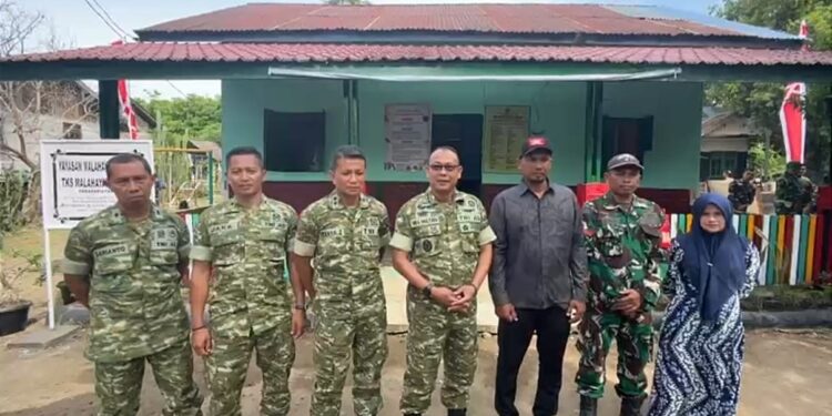 Wujud Kepedulian terhadap Pendidikan, Keuangan Kodam Iskandar Muda Rehabilitasi TK Malahayati Lamreh