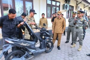 Bupati Aceh Barat Sidak Kantor Satpol PP