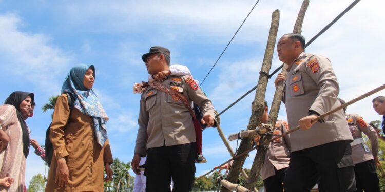 Kapolres Agus Sulistianto Baru Menjabat Lansung Kunjungi Gampong Sikundo dan Berdialog Dengan Masyaraka
