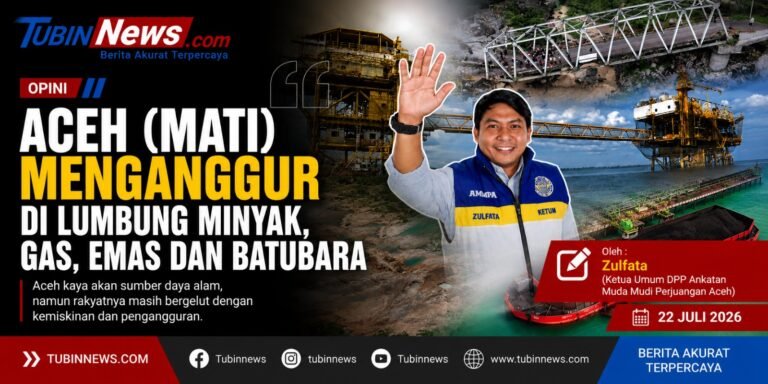 Aceh (Mati) Menganggur di Lumbung Minyak, Gas, Emas dan Batubara