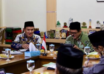 Kawal Wakaf Blangpadang, Pemprov Aceh dan Ulama Temui BWI Pusat