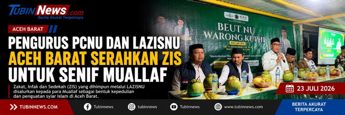 Pengurus PCNU dan LAZISNU Aceh Barat serahkan ZIS untuk Senif Muallaf