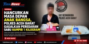 Polres Aceh Barat Gagalkan Peredaran Sabu Capai 1 Kilogram