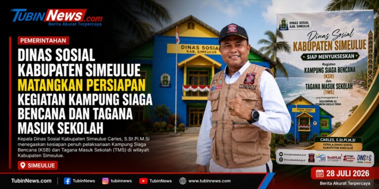 Dinas Sosial Kabupaten Simeulue Matangkan Persiapan Kegiatan Kampung Siaga Bencana dan Tagana Masuk Sekolah