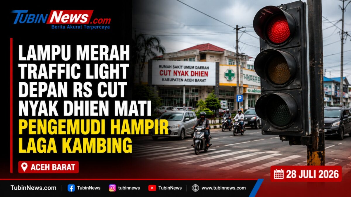 Traffic Light Depan RSU Cut Nyak Dhien Padam, Pengemudi Hampir Laga Kambing