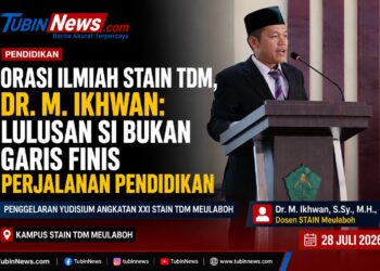 Orasi Ilmiah STAIN TDM, Dr.M.Ikhwan Lulusan SI Bukan Garis Finis Perjalanan Pendidikan