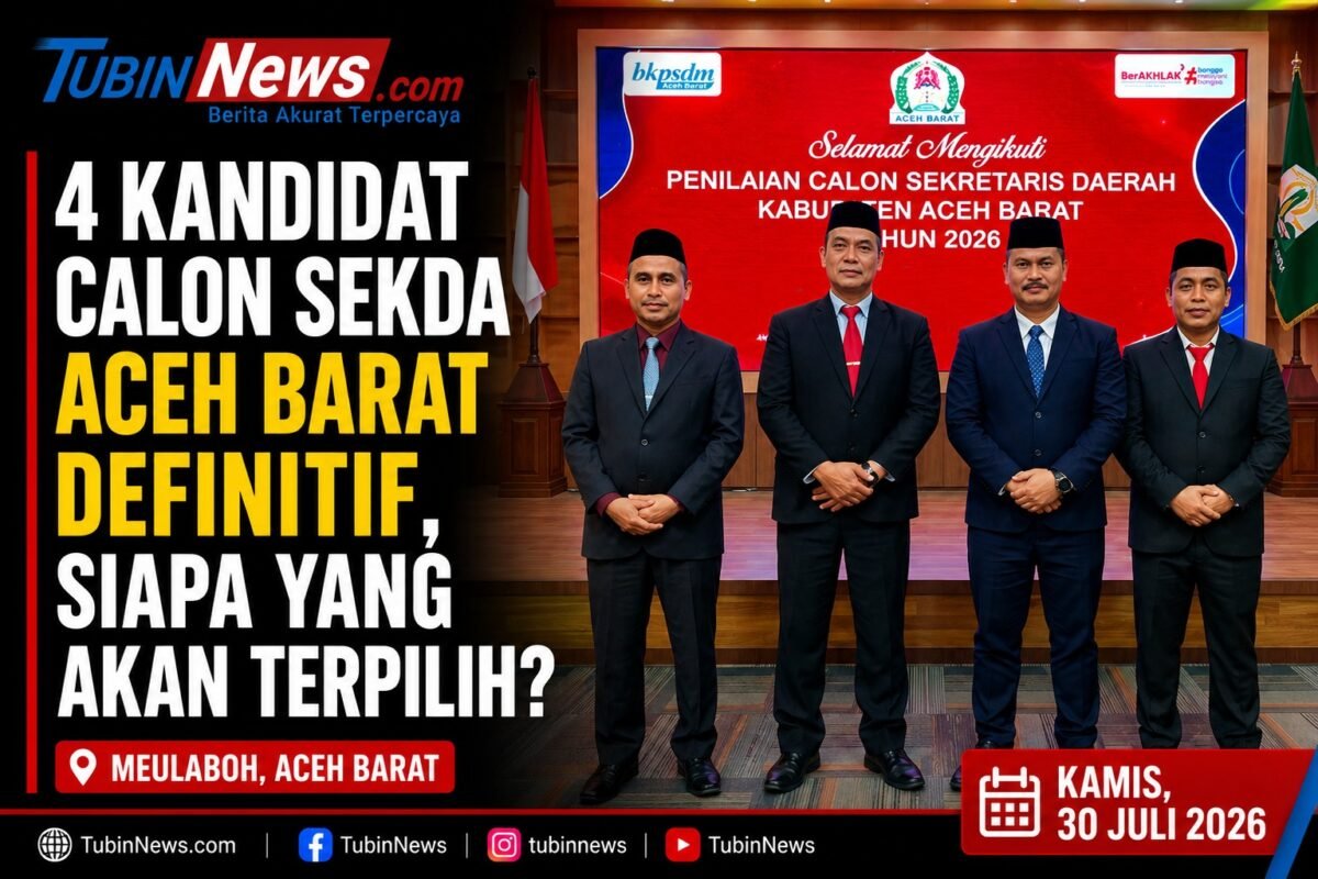 Empat Kandidat Calon Sekda Aceh Barat Definitif, Siapa Yang Akan Terpilih?