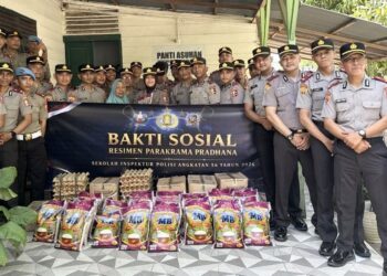 Siswa SIP Angkatan 56 Polda Aceh Gelar Baksos di Panti Asuhan