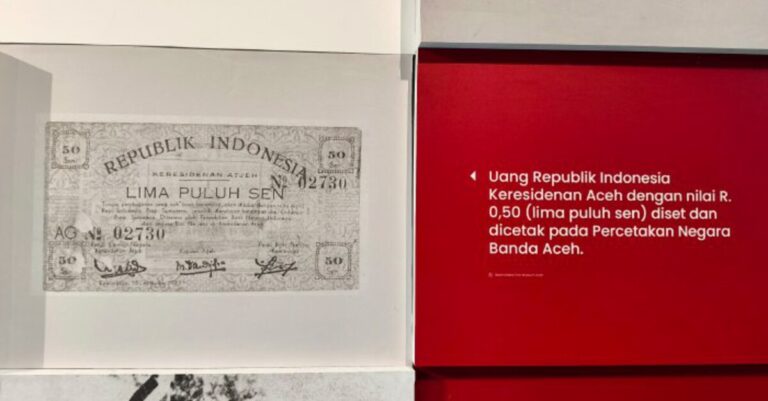 Reproduksi Foto ORIDA Aceh 50 Sen Jadi Daya Tarik Pameran Temporer Museum Aceh