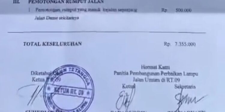 Oknum Kades Bandar Klippa Diduga Lakukan Pungli