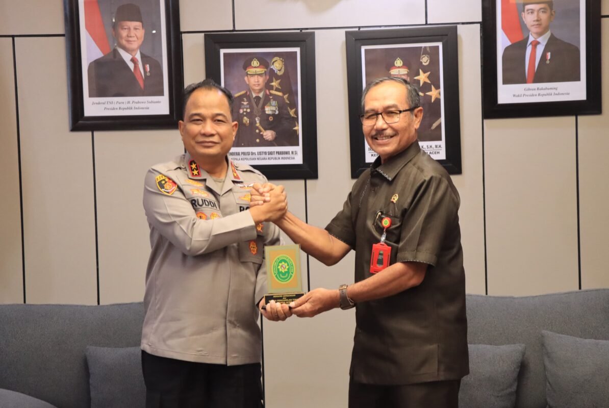 Kapolda Aceh Terima Silaturahmi Ketua Pengadilan Tinggi Banda Aceh