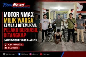 Satreskrim Polres Abdya Tangkap Pelaku Penggelapan Sepmor Yamaha NMAX