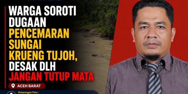Warga Soroti Dugaan Pencemaran Sungai Krueng Tujoh, Desak DLH Jangan Tutup Mata