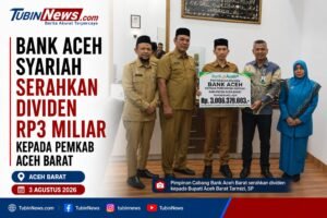 Bank Aceh Syariah Serahkan Dividen Rp3 Miliar kepada Pemkab Aceh Barat