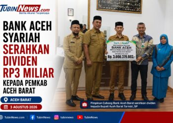 Bank Aceh Syariah Serahkan Dividen Rp3 Miliar kepada Pemkab Aceh Barat