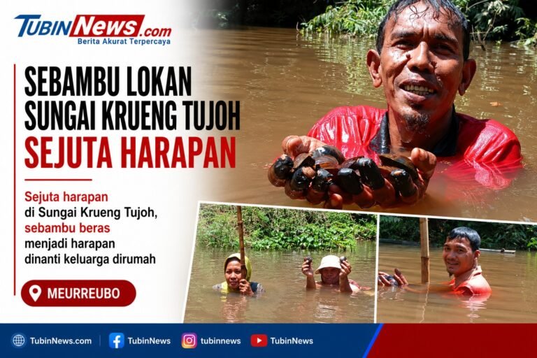Sebambu Lokan Sungai Krueng Tujoh Sejuta Harapan