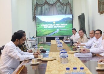 Bahas Pemulihan Sawah dan Kebun, Gubernur Mualem Minta Dukungan Menteri Pertanian