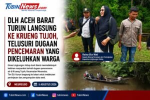 DLH Aceh Barat Turun Langsung ke Krueng Tujoh, Telusuri Dugaan Pencemaran Sungai yang Dikeluhkan Warga