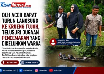 DLH Aceh Barat Turun Langsung ke Krueng Tujoh, Telusuri Dugaan Pencemaran yang Dikeluhkan Warga