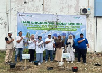 Pelindo Multi Terminal Malahayati dan INHUTANI Tanam Pohon Peringati Hari Lingkungan Hidup