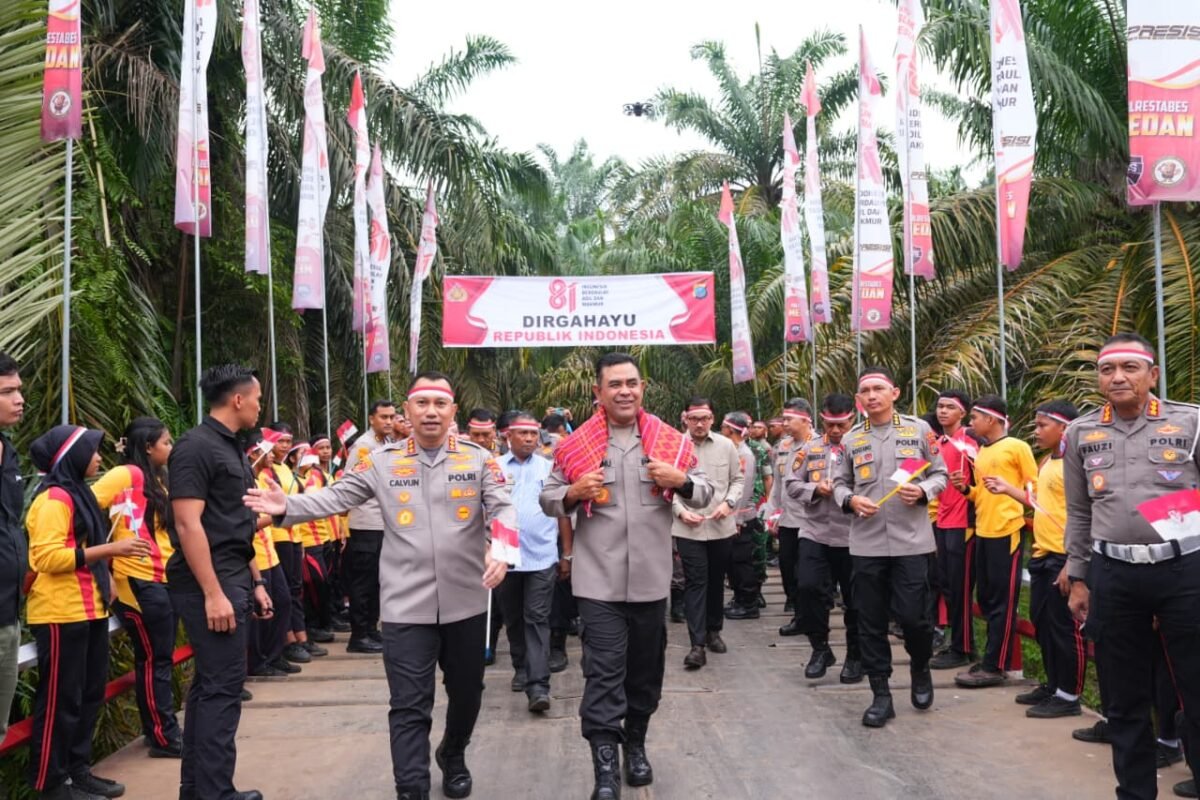 Polda Sumut Bangun dan Revitalisasi 75 Jembatan Merah Putih Presisi