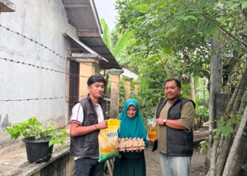 Muda Seudang Aceh Barat Salurkan Bantuan Sembako Peringati Hari Damai Aceh ke-21