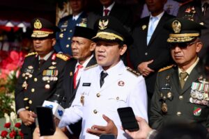 Pimpin Upacara HUT RI ke-81, Wagub Serukan Jaga Perdamaian dan Wujudkan Aceh Sejahtera