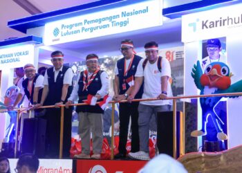 Kemnaker ikut karnaval HUT RI ke-81 di Jakarta tampilkan program pelatihan dan pemagangan