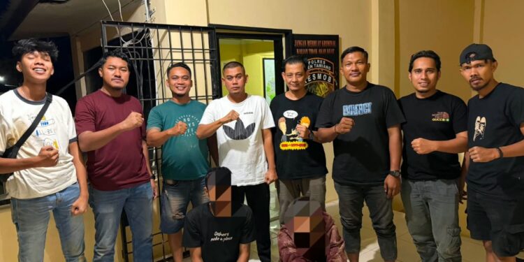 Terlibat Dugaan Curat di Rantau, Dua Pria Ditangkap Polisi