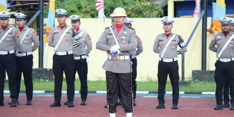 Polres Aceh Jaya Gelar Upacara Hari Juang Polri, Ipda Zandi Erika Jadi Danup