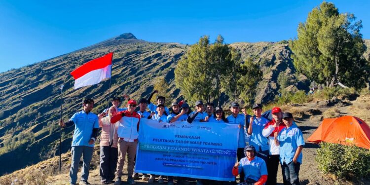Foto bersama Kemnaker dengan BPVP Lombok Timur dan APGI NTB. (Dok. Biro Humas Kemnaker)