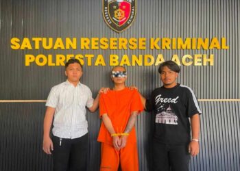 Tikam Korban 7 Kali Dengan Badik, Terduga Pelaku Diamankan di Polresta Banda Aceh