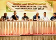 Bupati Aceh Besar Muharram Idris berbicara terkait Perjuangan pembentukan Daerah Otonomi Baru. (TubinNews/HO - Humas Pemkab Aceh Besar)