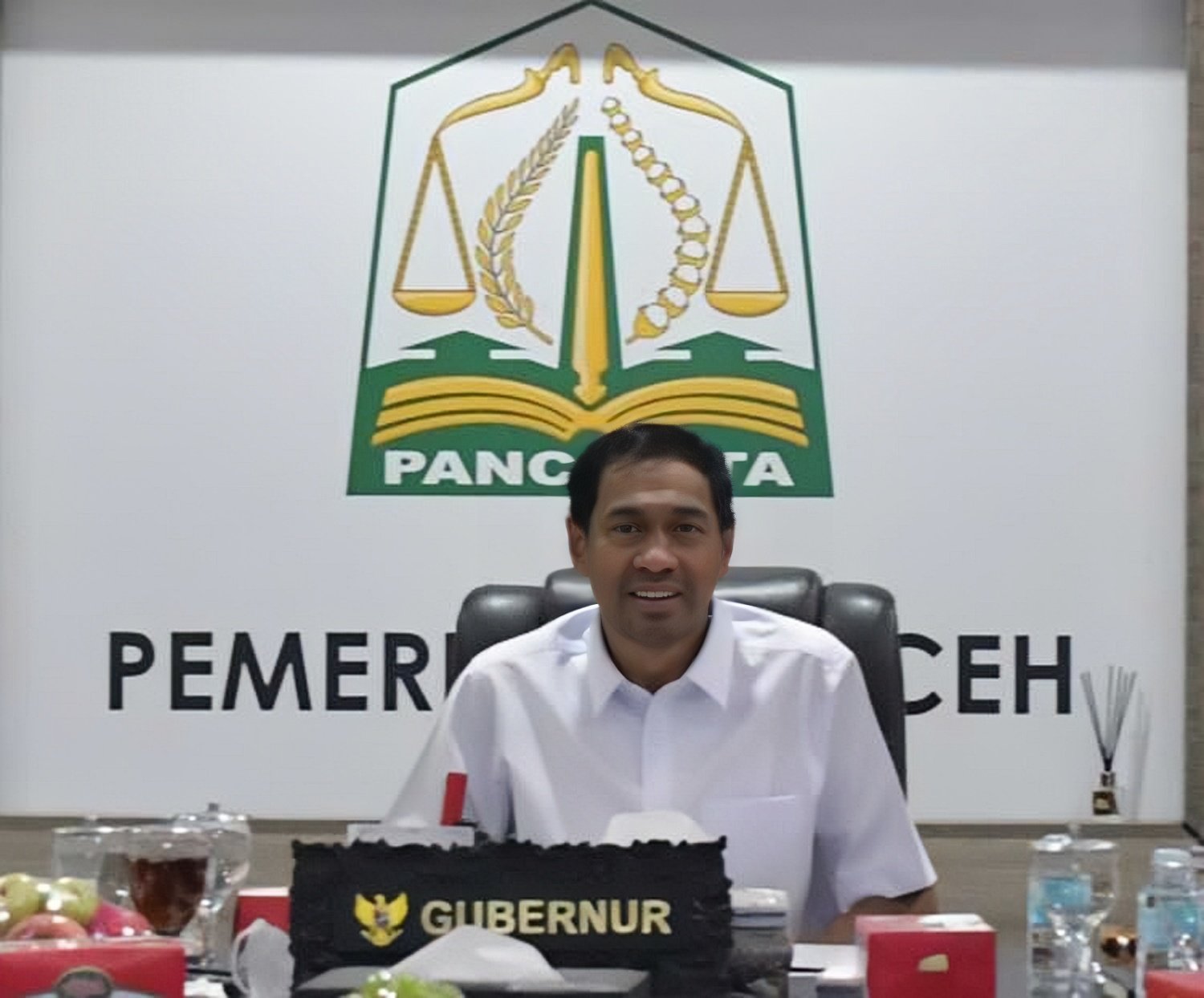 Gubernur Aceh Muzakir Manaf yang lebih dikenal sebagai Mualem.