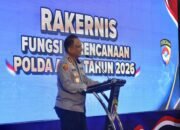 Kapolda Aceh Irjen Pol. Ruddi Setiawan memberikan kata sambutan dalam Rakernis Fungsi Perencanaan Tahun 2026. (TubinNews/HO-Biro Humas Polda Aceh)