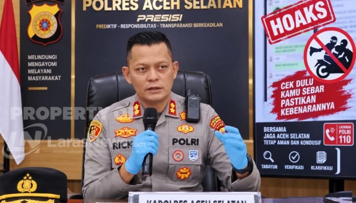 Kapolres Pastikan Isu Pembegalan di Aceh Selatan Adalah Hoaks