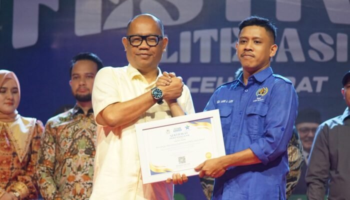 PWI Aceh Barat Raih Penghargaan sebagai Organisasi Media Pegiat Literasi 2026
