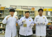Tim PKM-RE Teknik Kimia USK, yaitu Said Habiburrahman sebagai ketua, Zidan Farel Al-Rasyid, dan Muhammad Zaid.(Dok.Ist)