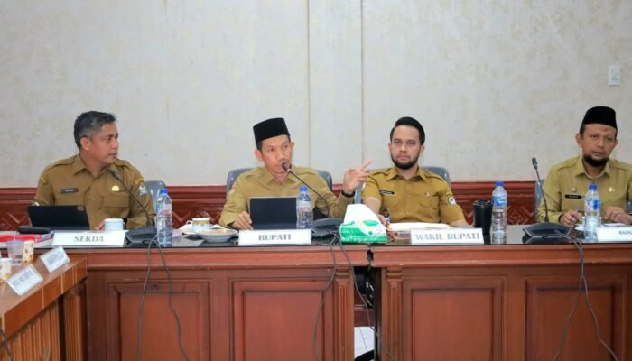 Bupati Tarmizi Warning SKPK : Realisasi di Bawah 40 Persen Oktober Kena Sanks
