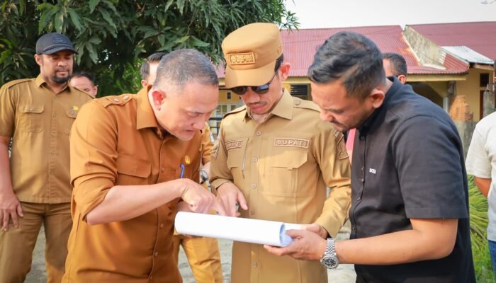 Bupati Aceh Barat Dan Anggota DPR RI Jamaluddin Idham Tinjau Jalan Nasional di Meureubo, Dua Jalur Diupayakan Dibangun 2027