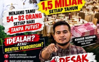Jamuan Tamu Rp1,5 Miliar, Khaidir Minta KPK dan BPK Periksa Anggaran Simeulue