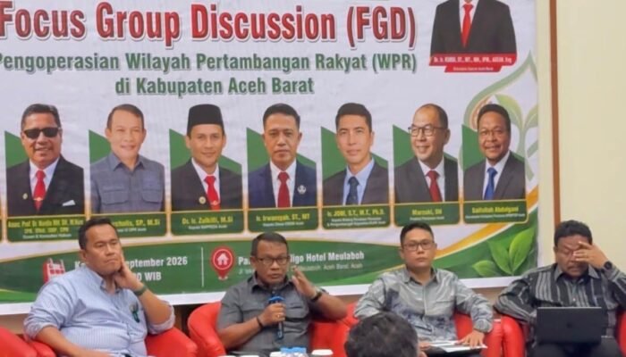 Nurchalis Dorong Percepatan WPR dan Legalitas IPR Pertambangan Rakyat di Aceh