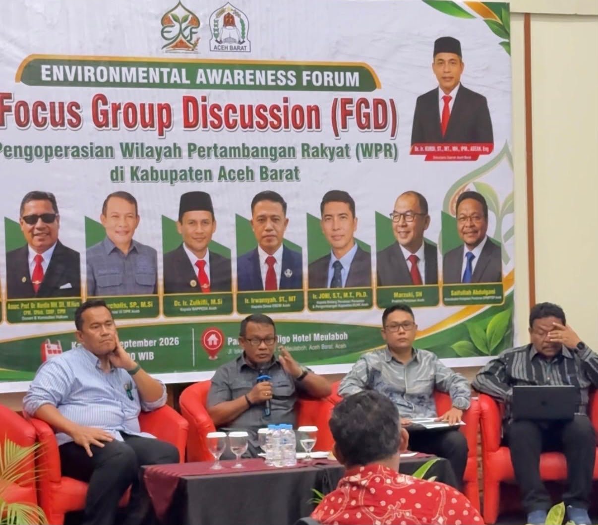 DPRA Nurchalis dorong percepatan penetapan WPR di FGD Aceh Barat
