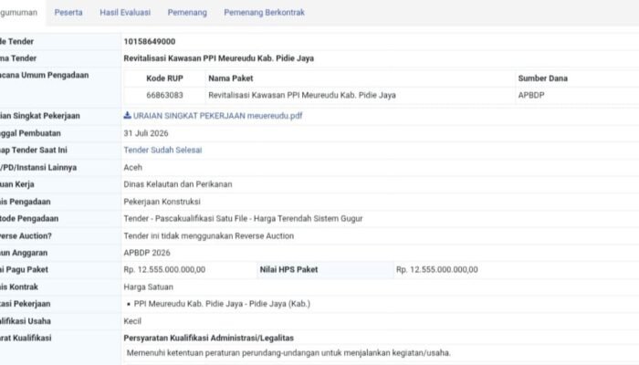 Dua Tender PPI Berpola Serupa, TTI Pertanyakan Peserta Gugur di Jaminan Penawaran